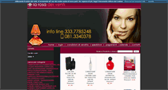 Desktop Screenshot of larosadeiventiprofumi.com
